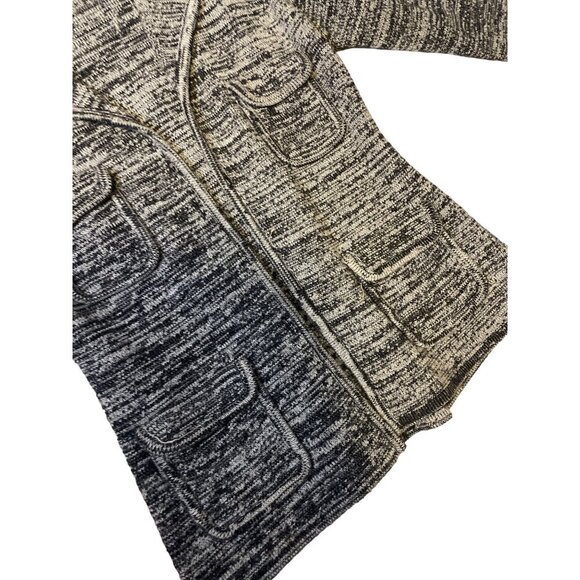Vintage 70s Handfull Fashioned Hand Loomed Knit Acrylic Open Cardigan Sweater - Picture 5 of 9